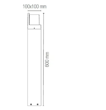 NISMO - LED aluminium bollard light by Fan Europe Lighting - view 3